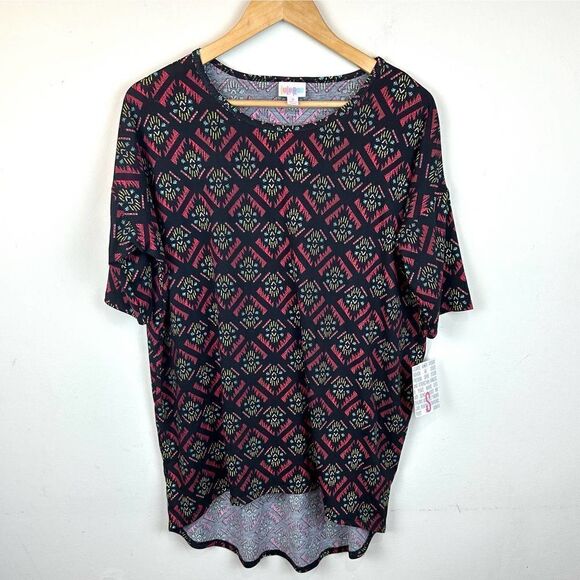 LulaRoe Black‎ Aztec NWT Irma Top Women’s S - Picture 1 of 7